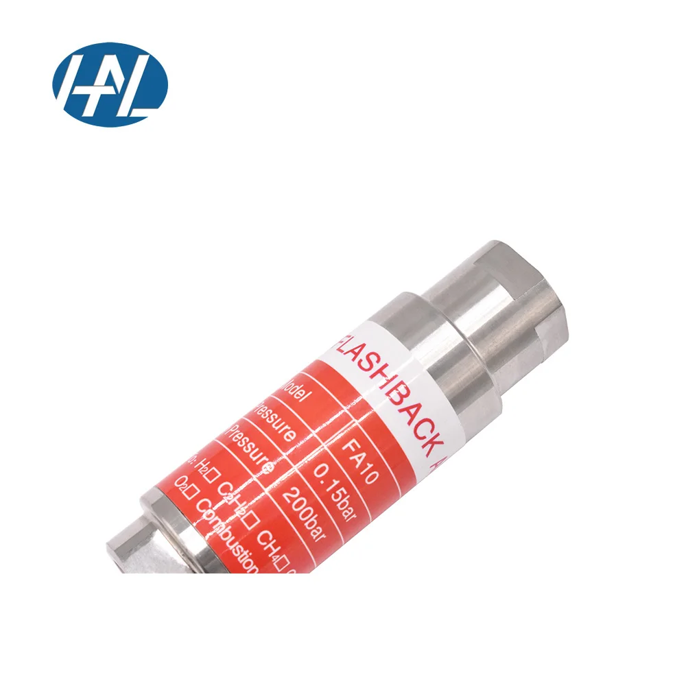 Flammensperre aus Edelstahl 316, gerades Innengewinde, Laborrohr, flammhemmend, Wasserstoff, Sauerstoff, Gas, Blinker