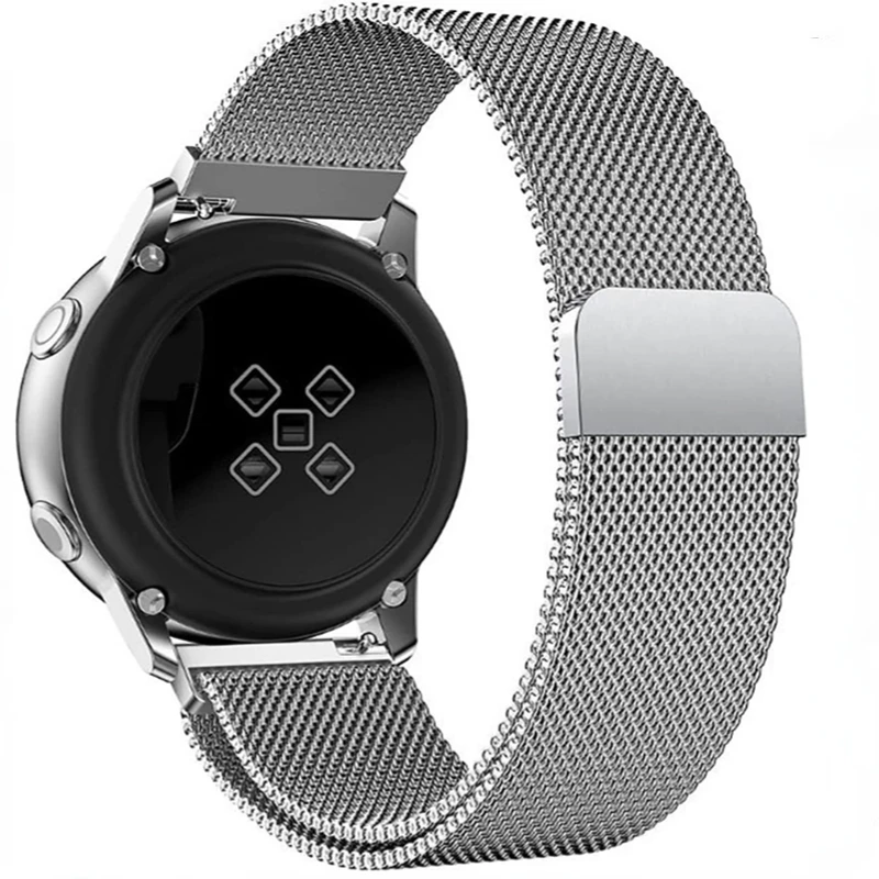 Pulseira de laço milanês para relógio Samsung, pulseira de metal, banda Huawei, 6, 5, 4, 3, Amazfit GTS, GTR4, 4, 3, GT4-3-2 Pro, 22mm, 20mm