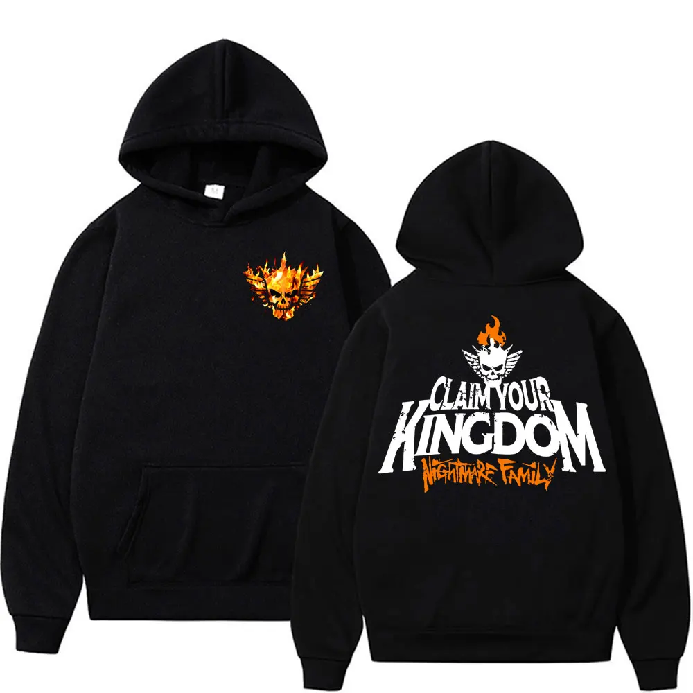 

Мужские толстовки American Nightmare Cody Rhodes Claim Your Kingdom, модные худи в стиле хип-хоп, повседневные свитшоты оверсайз