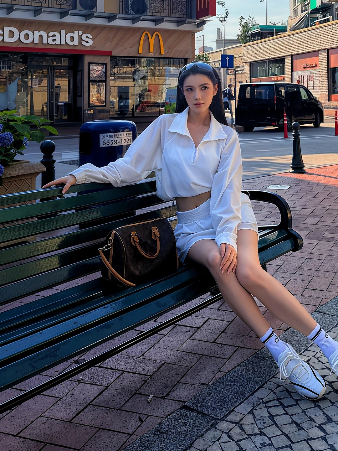 White Sports Casual Fashion Sunscreen Outerwear Short Skirt Two-Piece Set Summer 2026 Simple Stylish Tennis Wind Style