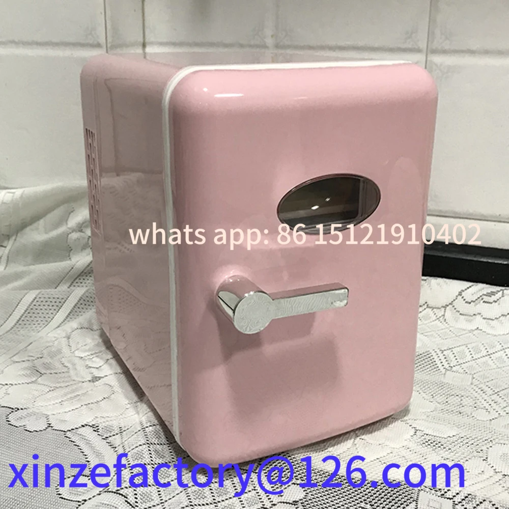 

Customizable 110V 220V 4L Mini Fridge Portable Refrigerator Warmer Cooler Beverage Drink Cans Samll Freezer