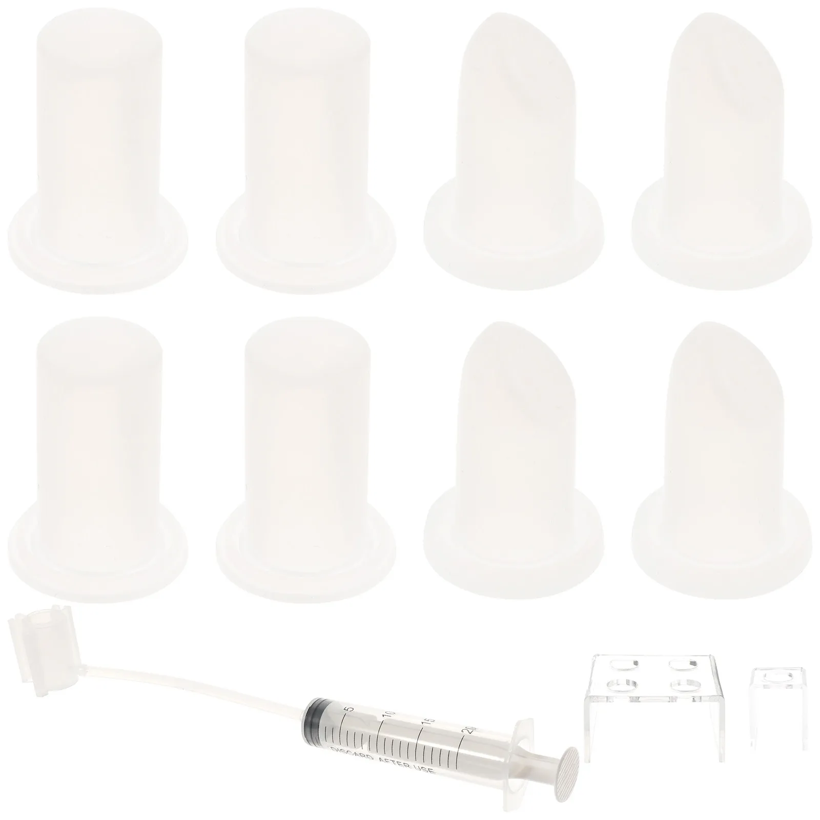 1 Set de Moldes para Labial para Mujer, Kit de Fabricación de Crema Labial DIY, Herramientas Caseras, Fácil Desmolde, Soporte Incluido, Idea de Regalo