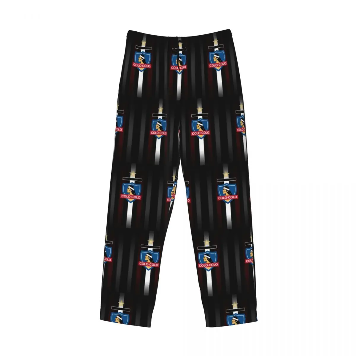 

Custom Golden Colo-Colo Campeon DE Chile Pajama Pants Men Sleepwear Sleep Lounge Bottoms with Pockets