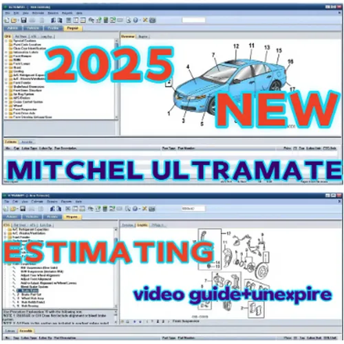 Imagen 2 del producto 2025 NUEVO sistema de estimulación avanzado completo Mitchell Ultramate 7 + Ultra Patch y taller automotriz HAYNES PRO Vivid 2018.1