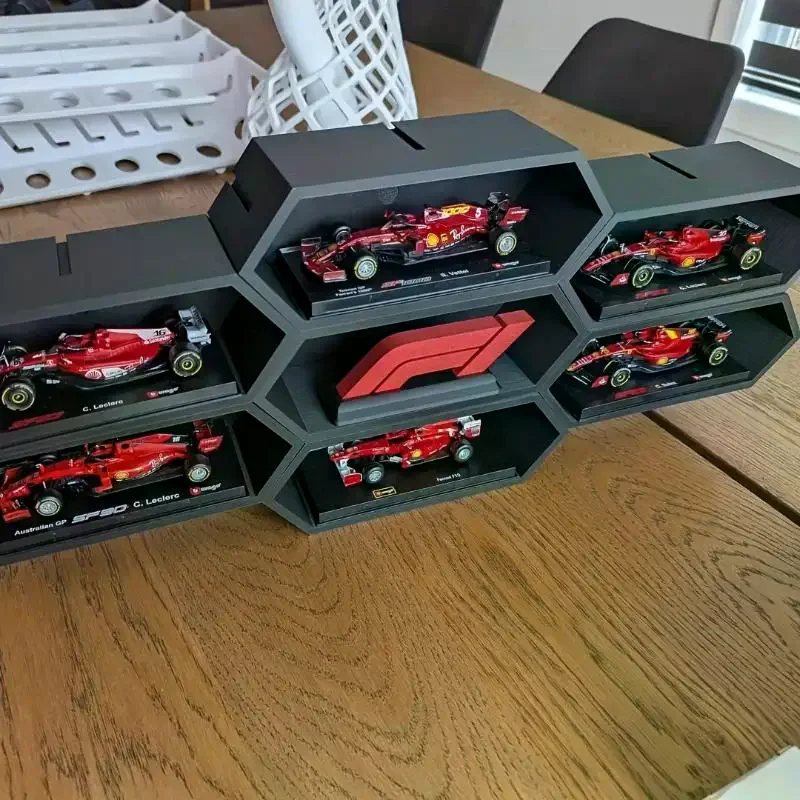 1:64 Scale Sports Car Model Display Stand Toy Car Display Show Box Storage Case Wall Mounted Car Toy Shelf