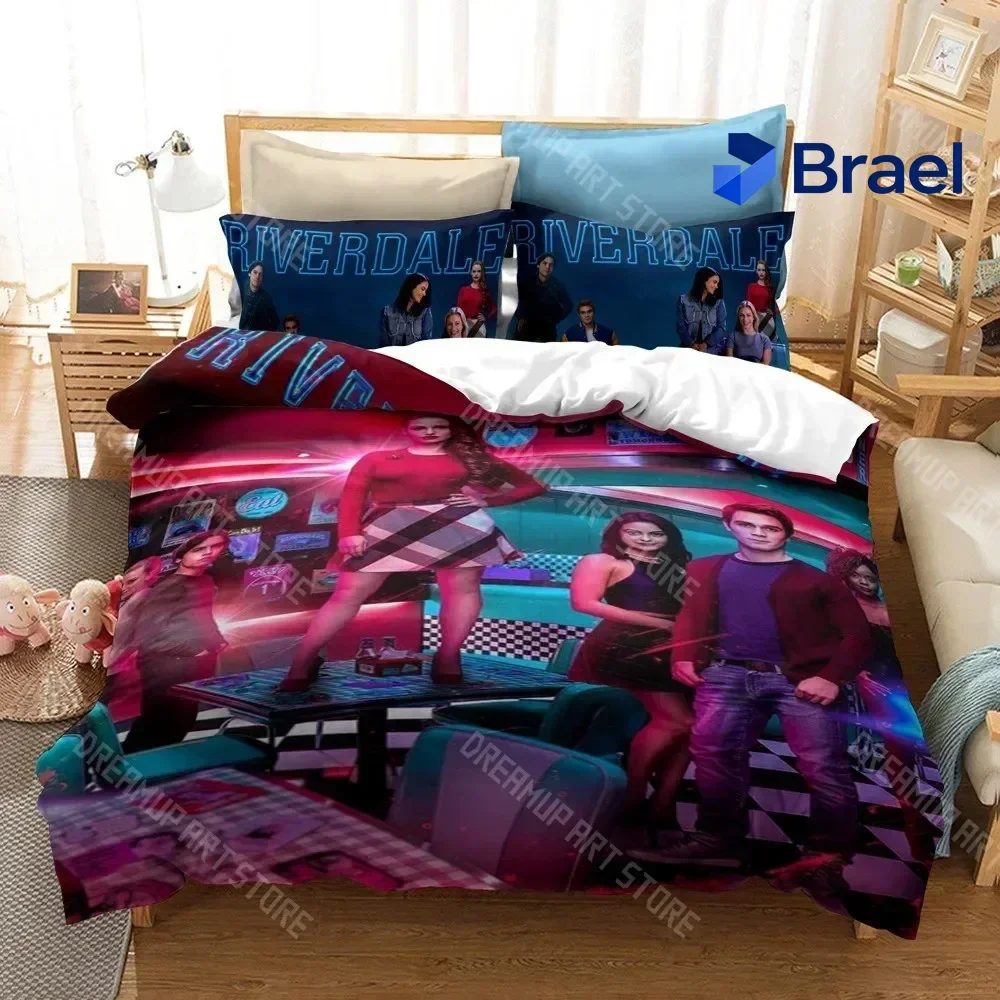 Exquisite 3D Print Lisabridal South Side Serpents Riverdale TV Bedding Set Boys Girls Twin Queen Size Duvet Cover Pillowcase Bed