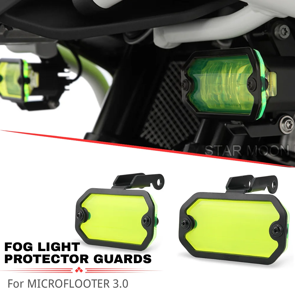 

LED Foglight Protective Guard For MICROFLOOTER3.0 Microflooter3.0 Motorcycle Accessorie Fog Lamp Guard Spotlight Auxiliary Cover