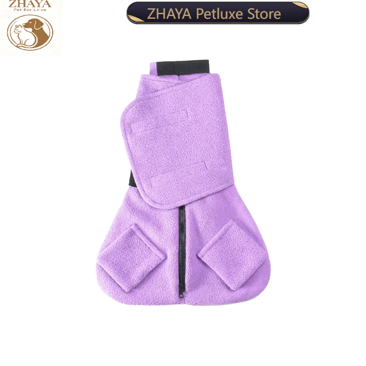 ZHAYA Pet Cat Restraint Wrap Bag for Nail Trimming Anti Scratch Bite Escape Proof Grooming Holder Calming Swaddle Pouch