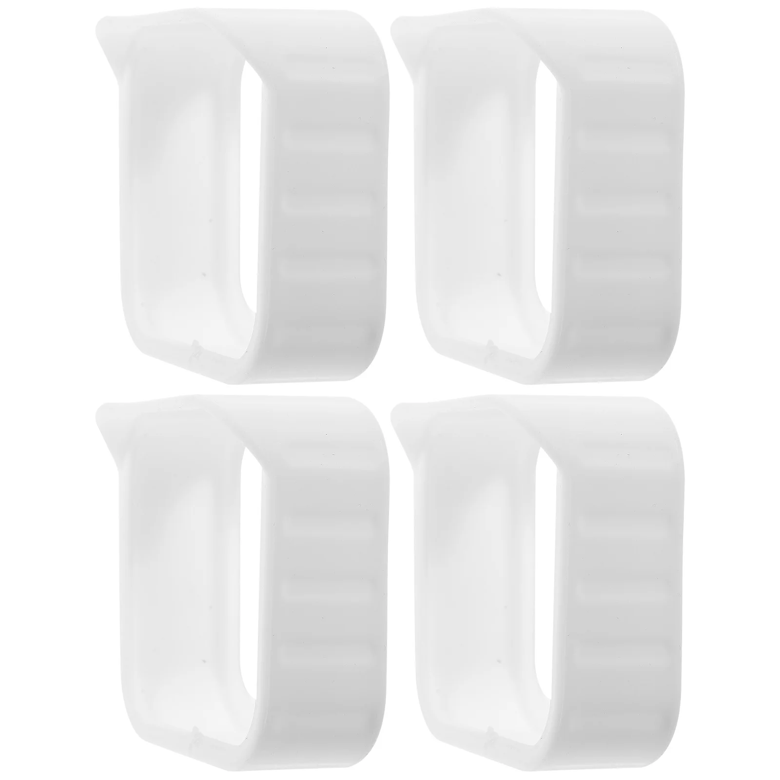 4pcs Camera Silicone Cover Household Security Camera Protector Weatherproof Dustproof Sunshade For Outdoors Indoors Surveillance