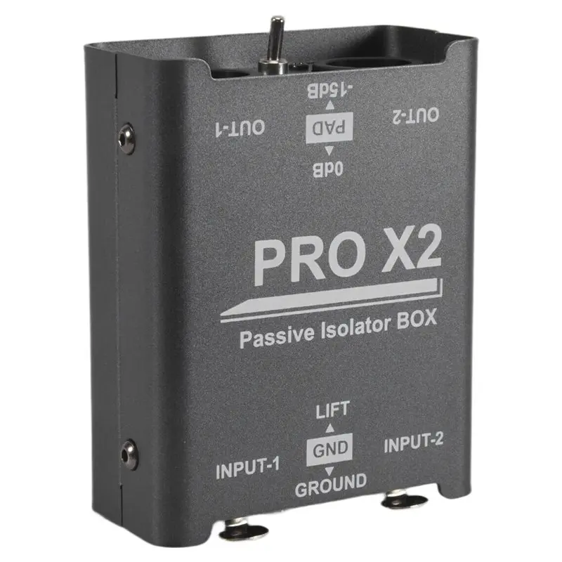 

N84R Новый двусторонний аудиоизолятор, устройство устранения звукового тока, XLR 6,5, пермаллоизолятор, прямая трансляция микшера