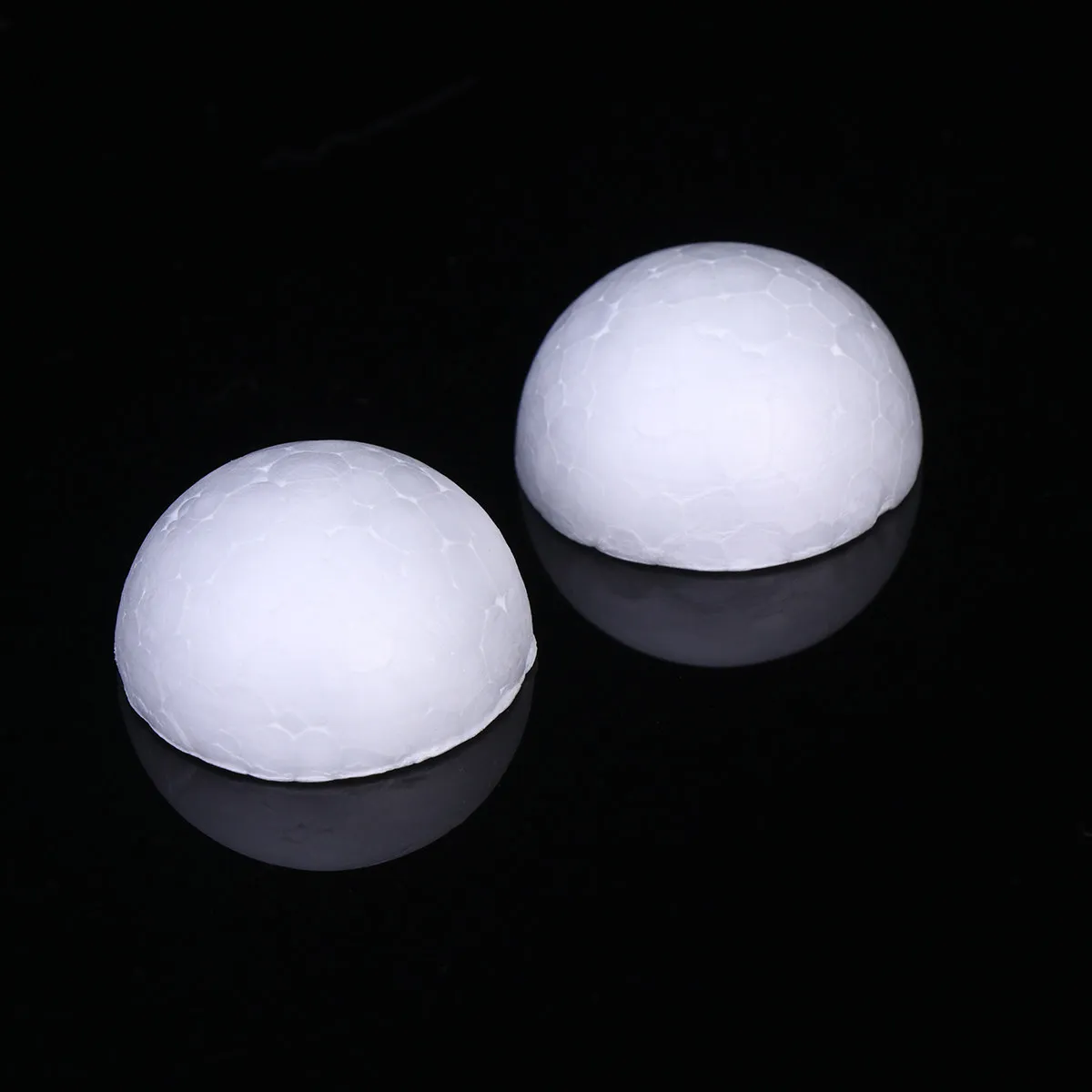 200Pcs White Half Ball Foam Craft Supplies DIY Painting Flower Arrangement Christmas Children Activities Decoration view 2