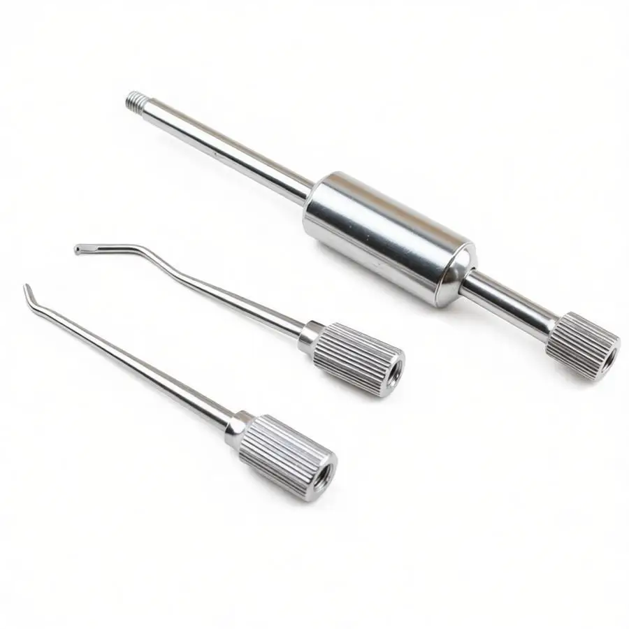 

Crown extractor, 1 set of double-ended manual crown extractor, stainless steel dental laboratory equipment, dental instruments