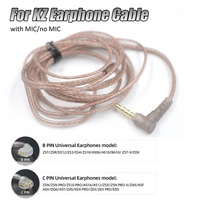 KZ Headphone Cord High-Purity Copper Cube Mixed Upgrade Cable Earphone Wire Original Replacement EDX Pro/ZS10 Pro X Headset Wire