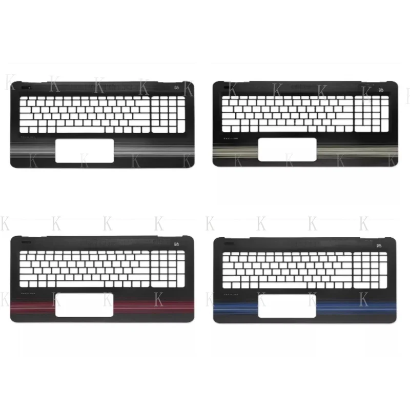 

C ДЛЯ HP Pavilion 15-AU TPN-Q172 Q175 Чехол для упора для рук серебристый/золотой/красный/синие полосы