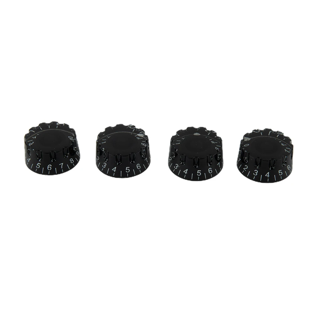 Musical Instruments Guitar Knobs Knob Cap 4pcs A Pack LP Electric Guitar Cap Magnifies The Digits High Quality