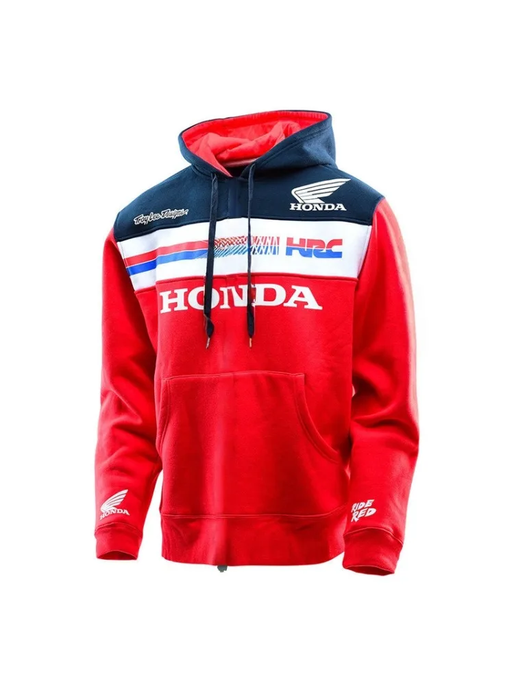 AliExpress Honda retro comfortable autumn and winter new fashion printed men's and women's same sports and leisure jumper cycling top