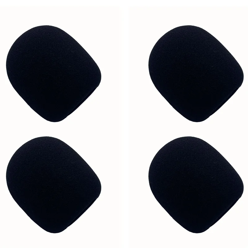 【B74A】4Pcs Microphone Sponge Covers Mic Windscreens Foam Windshield For RODE Wireless GO II