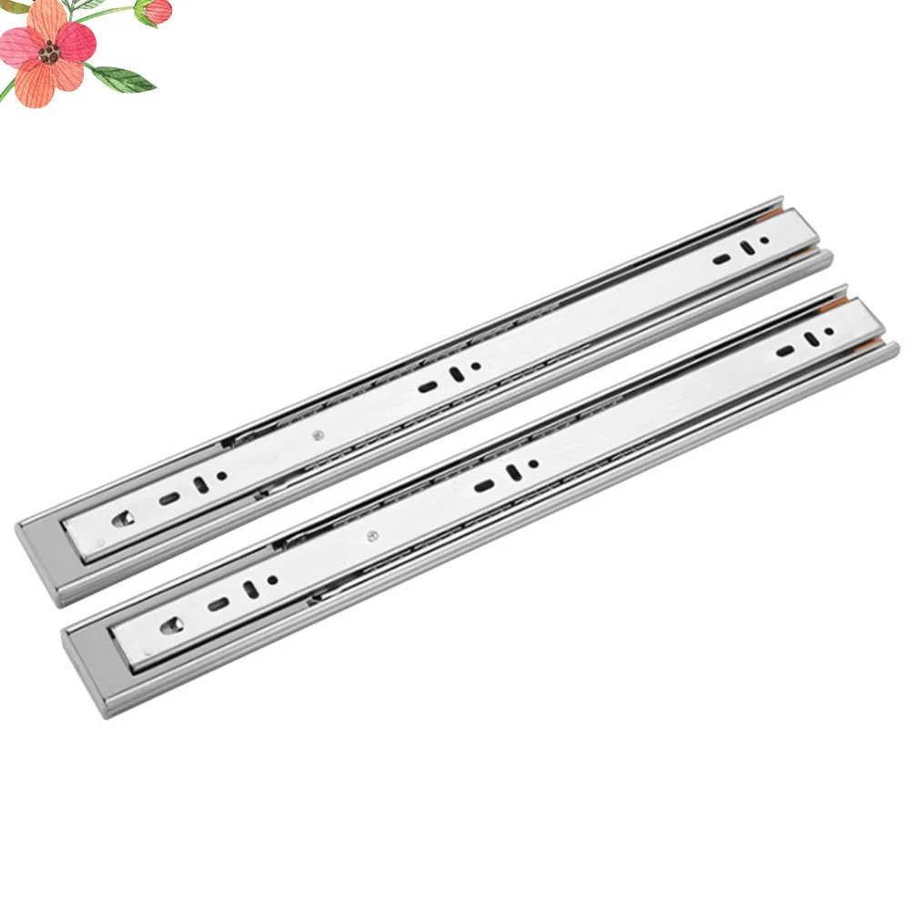 

300Mm Damping Drawer Slides Heavy Duty 38Kg Silent Smooth Thickened Cold Rolled Steel Sliding Tracks Furniture Hardware