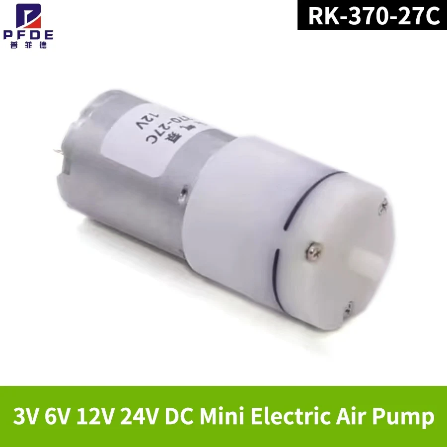

3V 6V 12V 24V Motor Micro Vacuum Pump Air Pump DC Small Mini 370 Motor Micro Air Pump Oxygen Pump Aquarium Fish Tank DIY