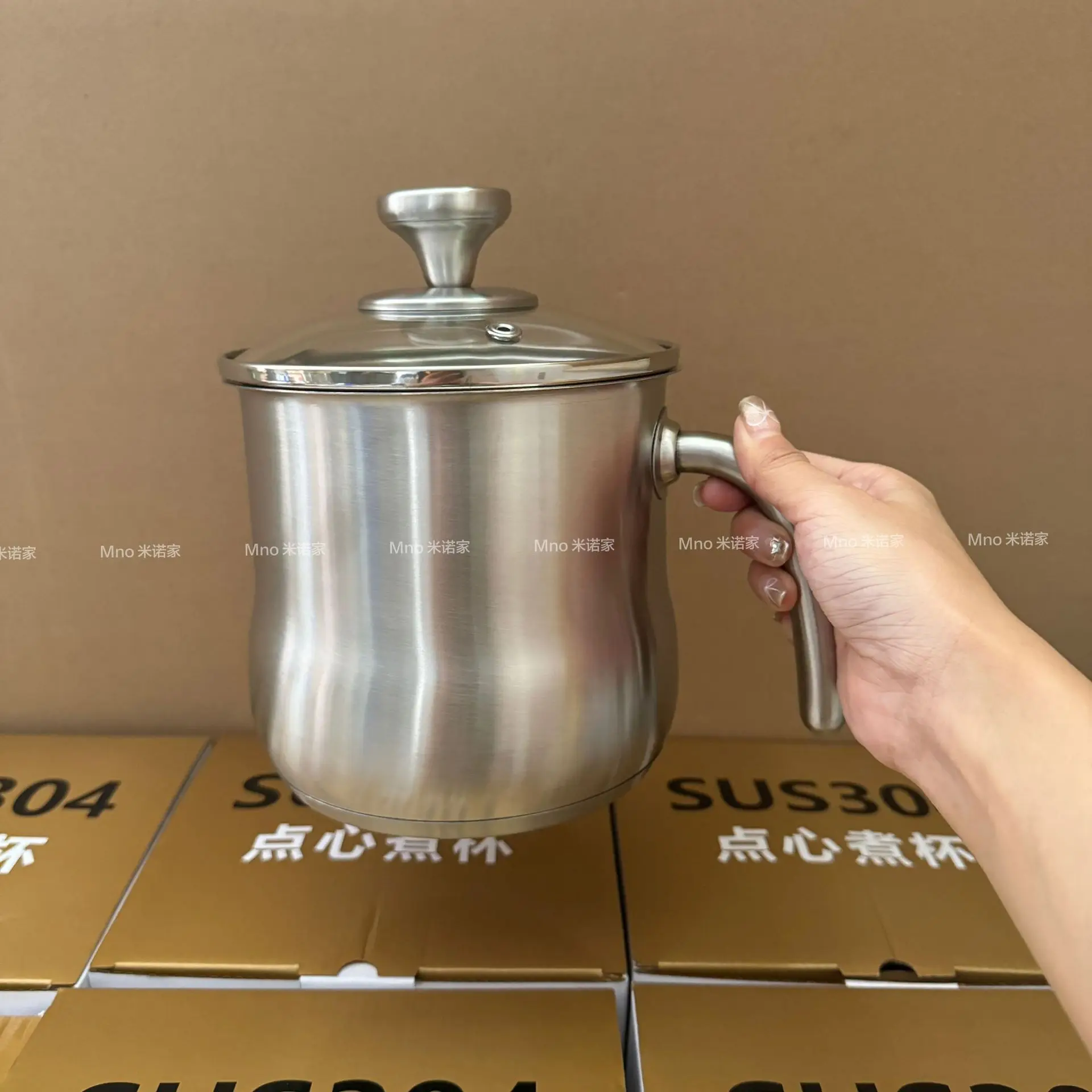 Stainless Steel 304 Thickened Stock Pot Three Layer Composite Bottom Large Capacity Chicken Soup Stew Pot 2000ml 160mm 140mm