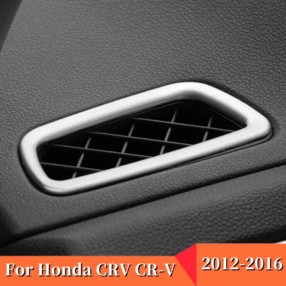 

ABS Matte Car Head Front Dashboard Air conditioner AC Vent Outlet Cover Trims For Honda CRV CR-V 2012-2014 2015 2016 Accessories