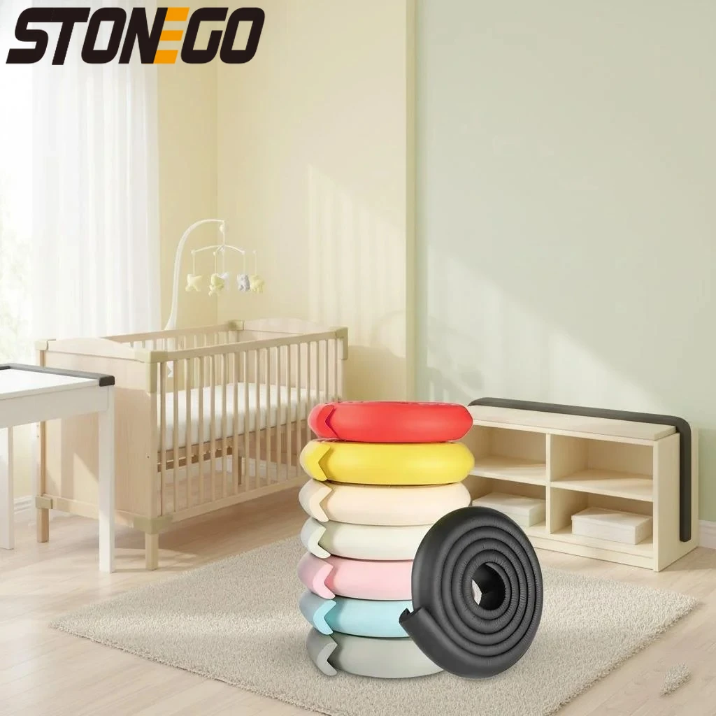 

207cm Baby Safety Bumper Strip L Shaped Thickened Table Corner Protector Childproofing Guard