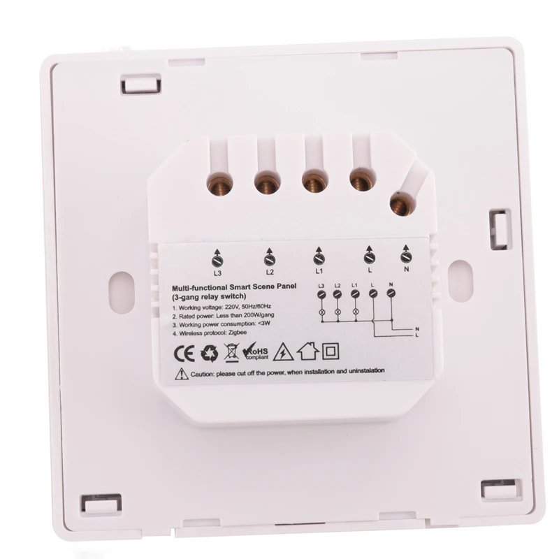 Tuya-Multiple Zigbee Smart Home Painel de Controle, Home-Euro Plug, 1 PC