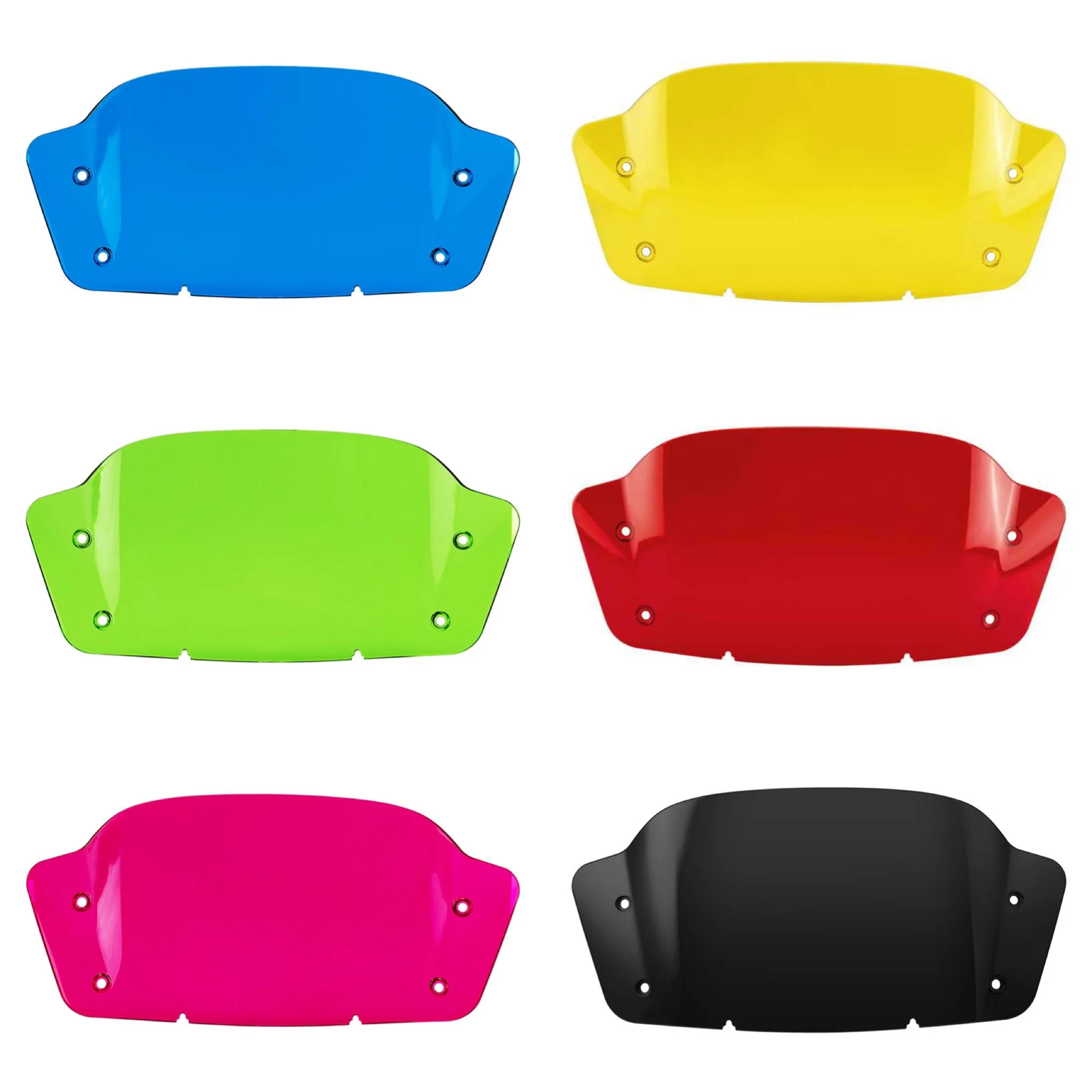 

Motorcycle 10" Multicolor Windshield Windscreen Fit For Harley CVO Street Glide FLHXSE 23-25 FLHX 24-25