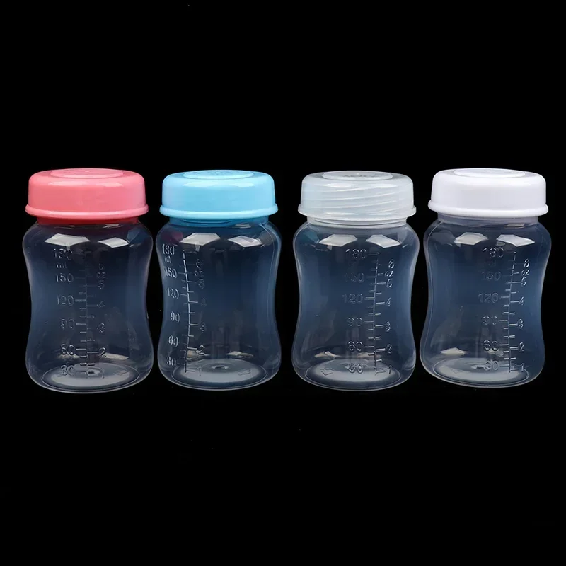 2PCS 180ml Breast Milk Storage Bottle Wide Neck Infant Newborn Food Freezer Fresh Cup Breast Milk Storage Bottle