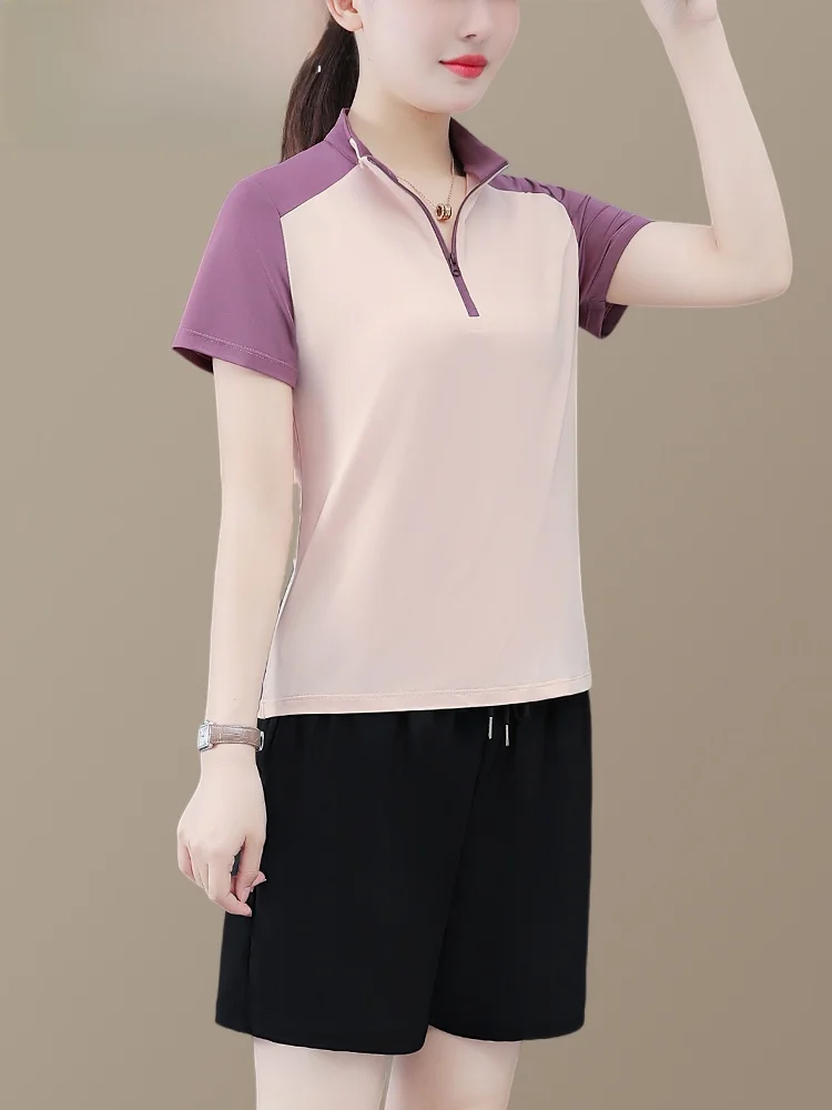 TUCANO Qui Dry conjunto de ropa deportiva para mujer verano 2025 nuevo traje para correr f Zip ort Sve conjunto de dos piezas ropa deportiva para mamá