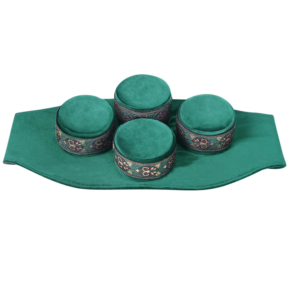 

1 шт., бездымная ткань для прижигания, темно-зеленый для комфортной мокса-терапии в помещении, прочный и нетоксичный рукав из мокса-шерсти