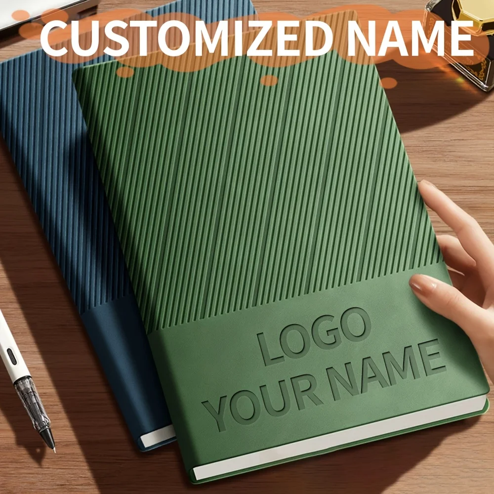 Cuaderno A5 personalizado Nombre personalizado, número de teléfono y logotipo, diario de tapa blanda, perfecto para regalos, cumpleaños, cuadernos para la escuela