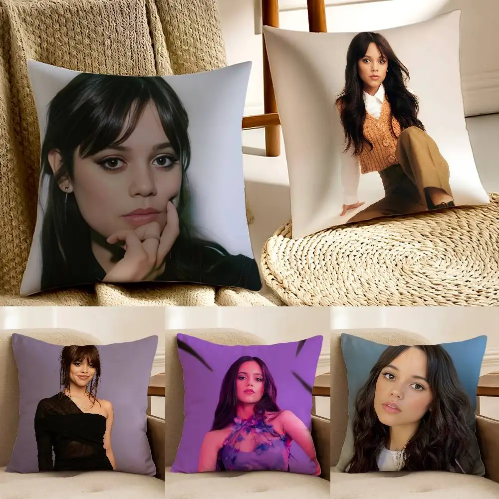 جينا O-Ortega كيس وسادة مكافحة الغبار المخدة غير مرئية سستة حريري قصير أفخم غطاء وسادة أريكة