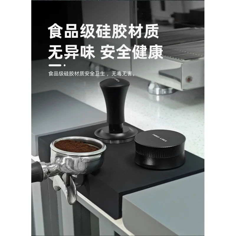 Coffee powder pad, silicone powder hammer pad, cloth powder dispenser, powder hammer storage pad, dust-proof and easy to clean