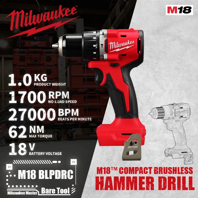 Milwaukee M18 BLPDRC/3602 M18™ Compact Brushless 1/2\