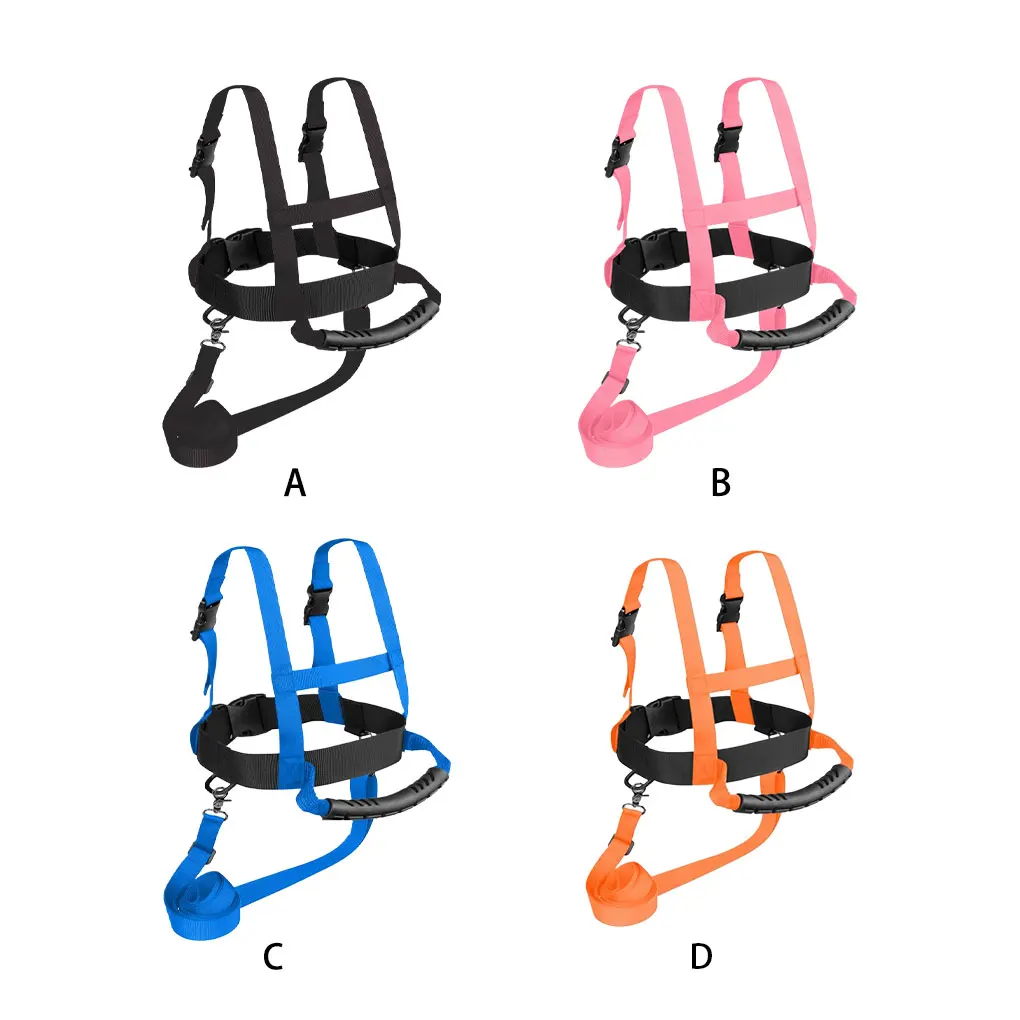 

Nylon Kids Ski Harness Snowboard Trainer Speed Control With Shoulder Strap Children Ski Harness orange