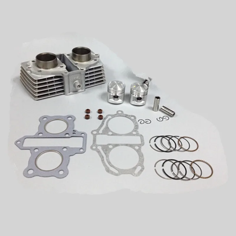 Piston bore 44mm Motorcycle Air-Cooled Cylinder KIT For Honda CBT125 125CC CB125T TWIN