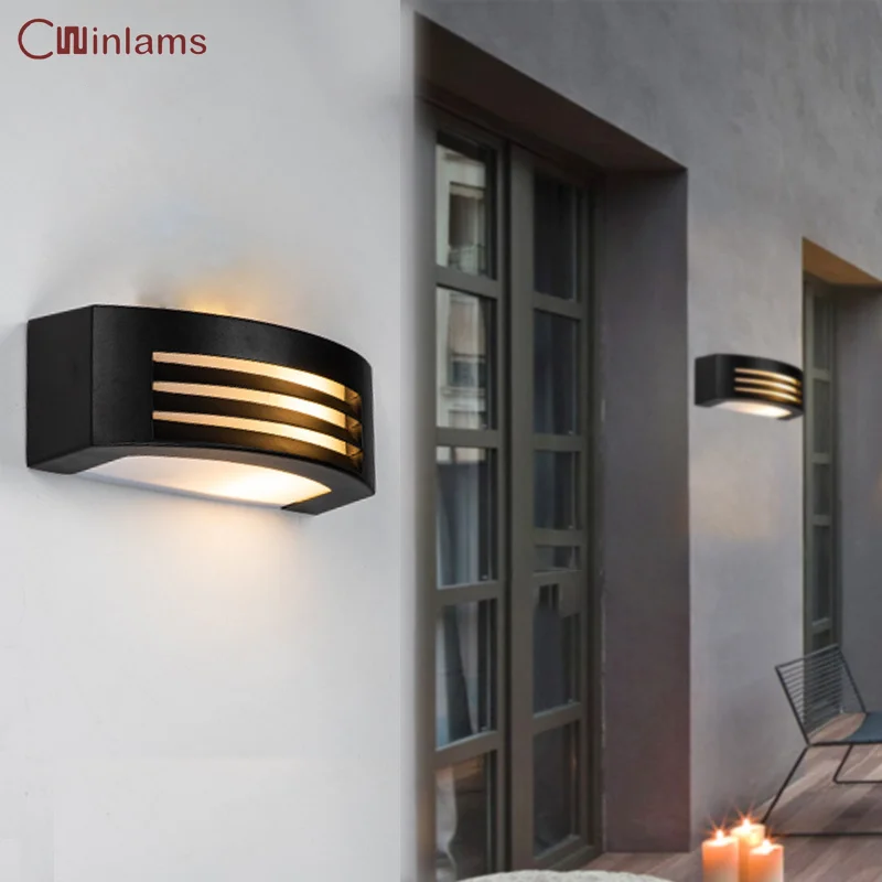 

LED Simple Modern Indoor and Outdoor Waterproof And Moisture-proof Household Wall Lamp Villa Garden Courtyard Balcony Lamps