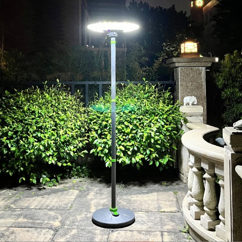 Outdoor Waterproof Movable Garden Lights, Human-Induced Flying Saucer Solar Street Lamps Are Suitable for Courtyards and Gardens