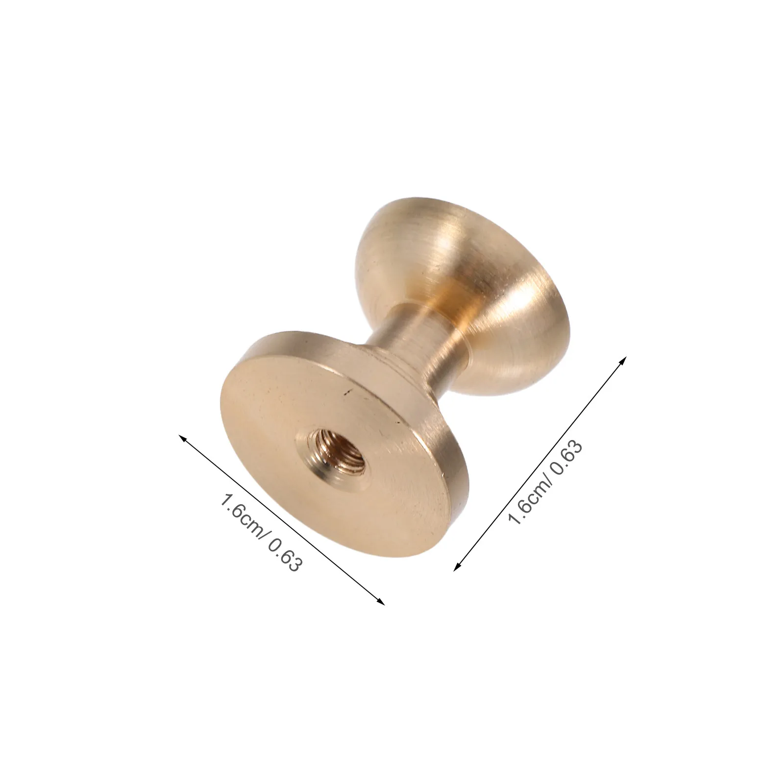 4Pcs Mini Crystal Knobs Brass Cabinet Handles Elegant Light-Reflecting Crystal Decor for Dresser Vanity Drawer Cupboard Doors
