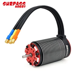 Surpass Hobby Rocket Supersonic V2 4985 1100KV/1580KV 3600W 4-pole 5mm Shaft Brushless Motor For 1/5 1/6 X-MAXX RC Monster Truck