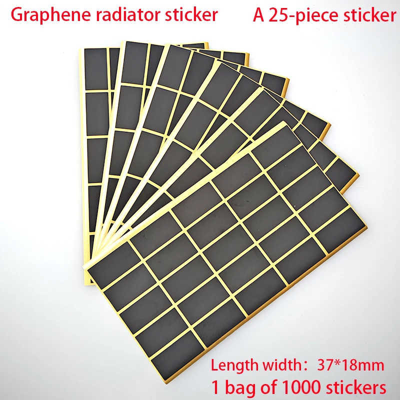 

1000PCS TAB/COF CHIP HEAT SINK COF LCD glass module heat dissipation sticker COF chip heat dissipation sticker TV repair 37X18MM