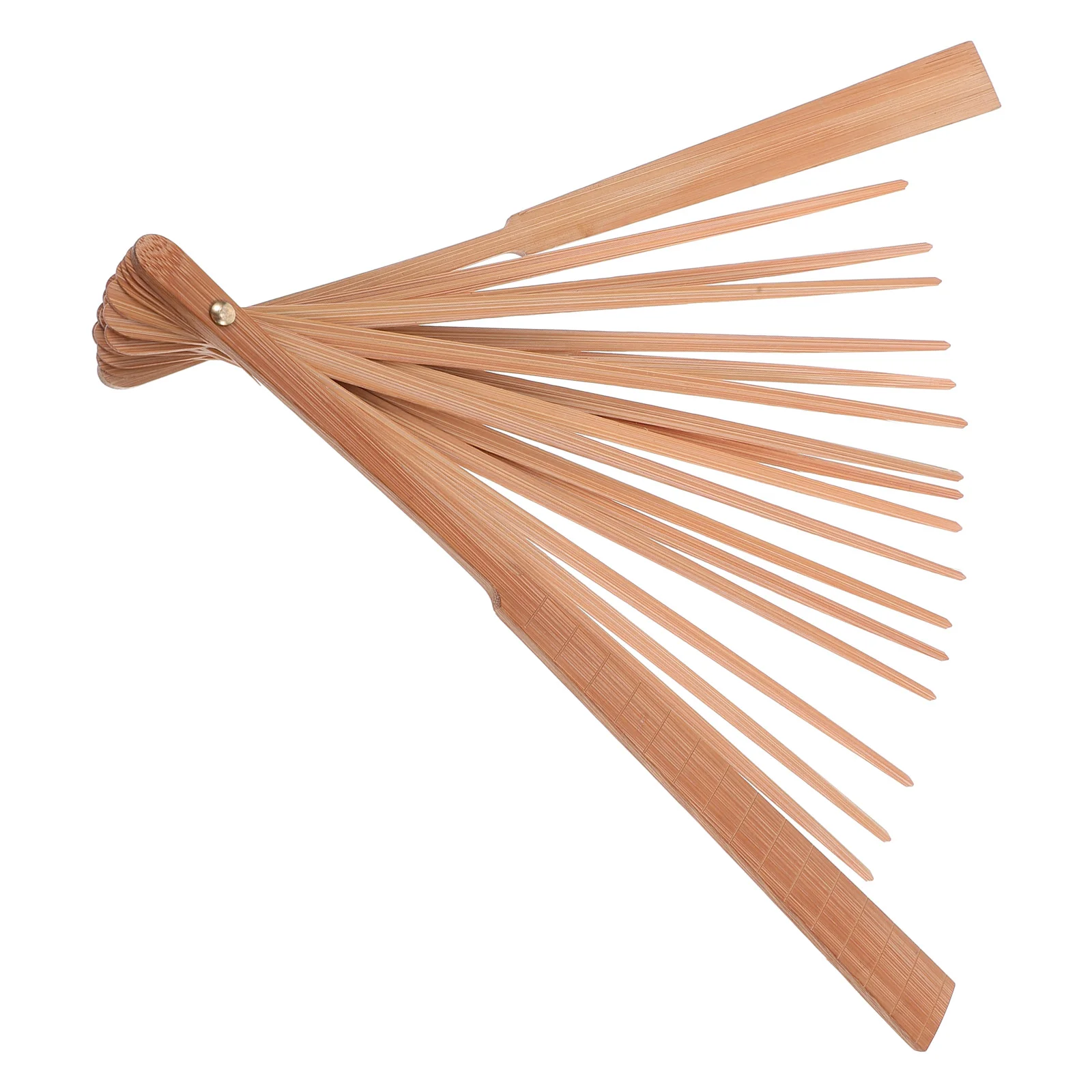 Bamboo Folding Fan Frame Making Material Chinese Kit Handheld Fans for Women Foldable Wooden Manual Bride