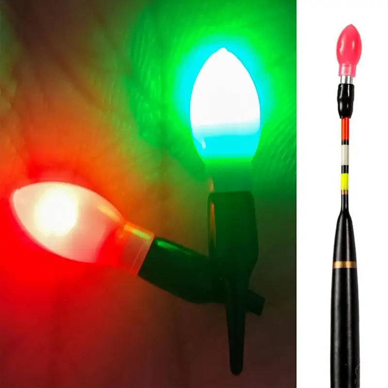 2 Pcs/Set Luminous Fishing Floats Drifting Tail LED Electronic Light With CR311 Battery Electric Drifting LED Light Fishing Tool