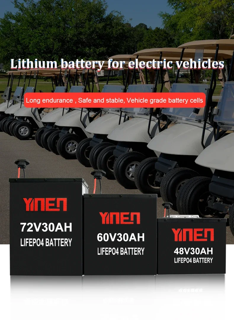 48V 60V 72v 30ah 40ah 50ah solid state battery battery cell battery for scooter electric car golf cart