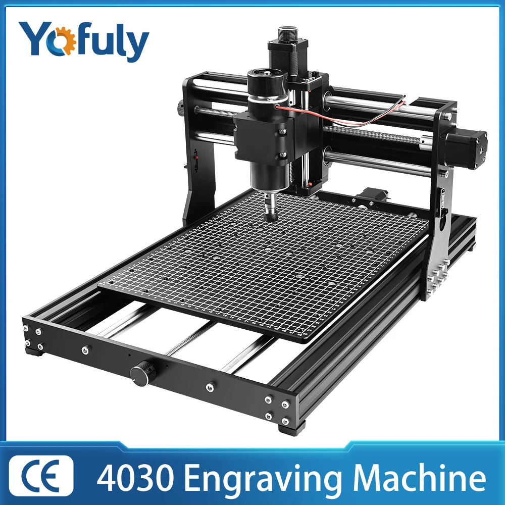 

Yofuly CNC 500W Spindle Cutting Milling Machine with Offline Control Engraving Machine GRBL 40w Laser Engraver for Metal Wood