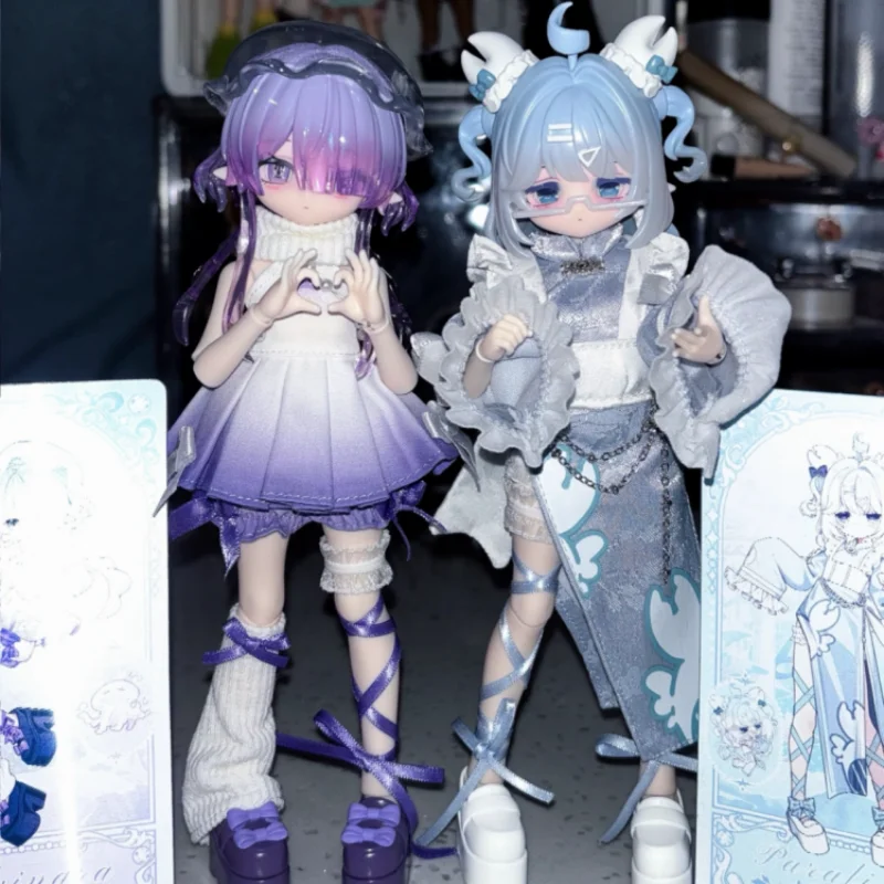 

Minty Sea Gems Series Blind Box V2 8-Point Joints Action Figure Change Clothes Bjd Doll Kawai Figure Mystery Box Collection Toys