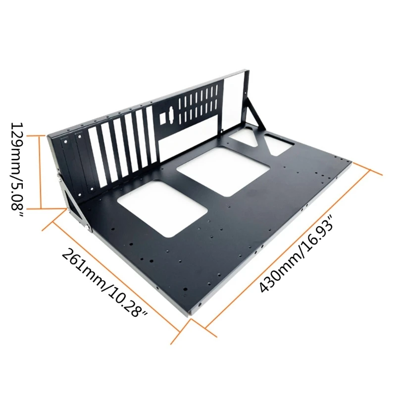 GPU Aluminum Open Miner Mining Computer Frame Rig Case for Bitcoin Mining Frame