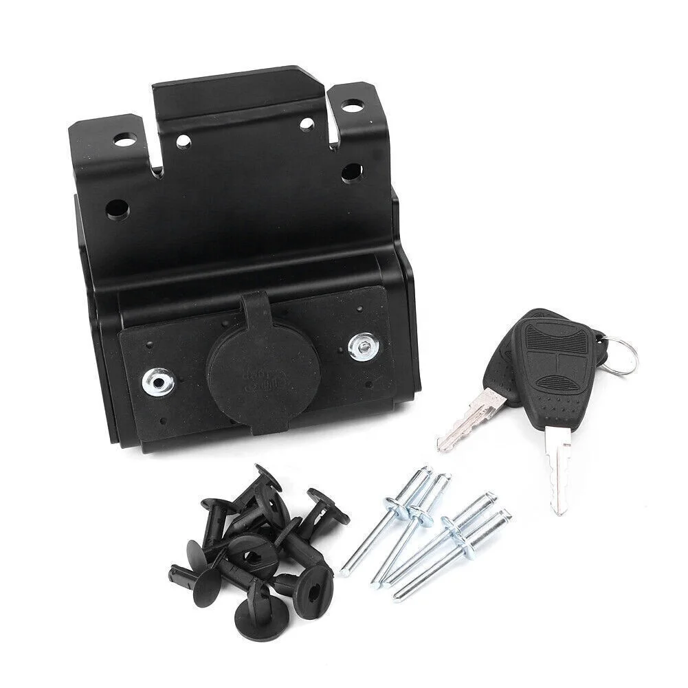 Metal Hood Lock Kit With Anti-Theft For Jeep Wrangler JK &Unlimited 2007-2017