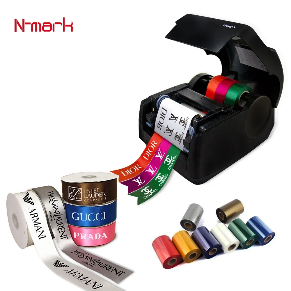 

N-mark Christmas Gift Packing Ribbon Printer Satin Thermal Transfer Printing Machine Award-winning Technology Automated Print